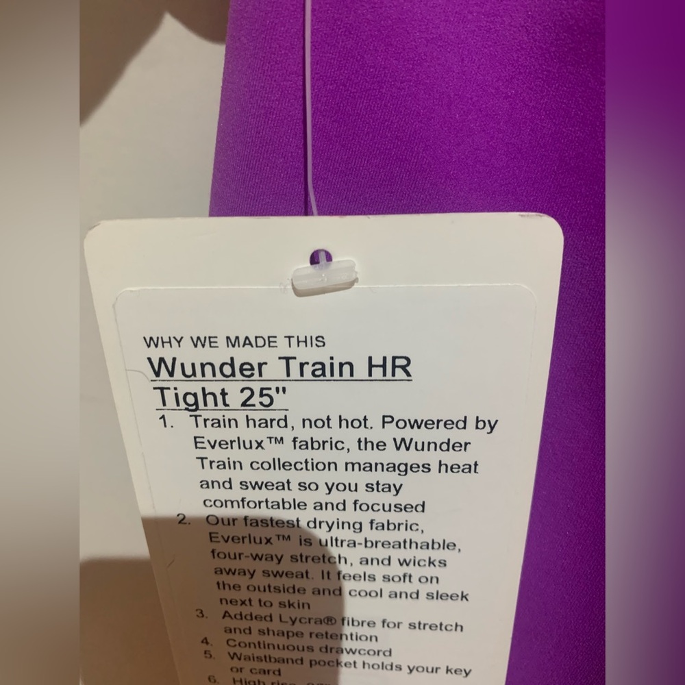 LULULEMON LEGGINGS SIZE 4 25” - Picture 5 of 5
